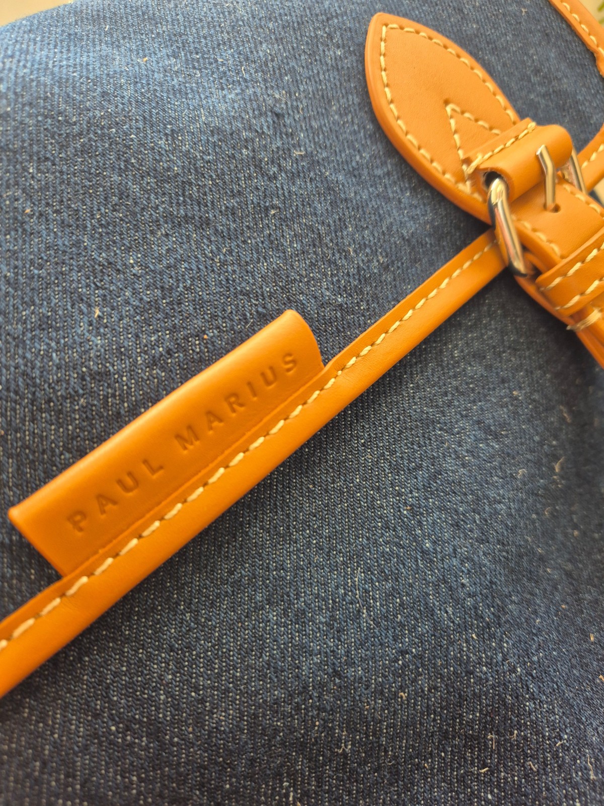 Sac bandoulière Paul Marius Loulou Escapade denim brut disponible chez Evasion Dieppe