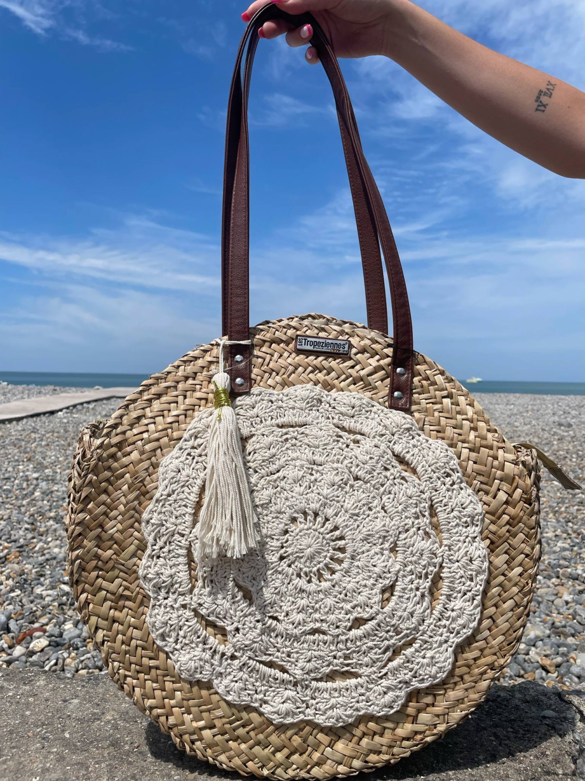 Grand sac de plage rond les Tropéziennes indisponible chez Evasion Dieppe