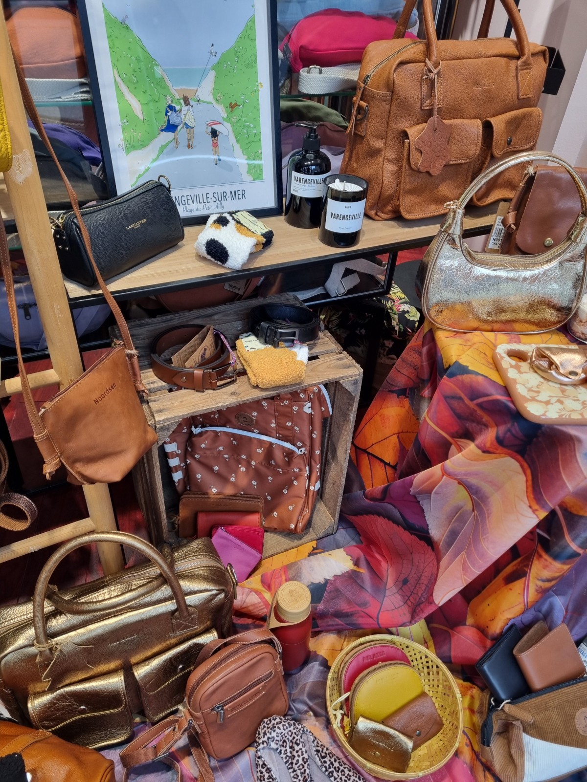 Collection automne de sacs en maroquinerie disponible chez Evasion Dieppe