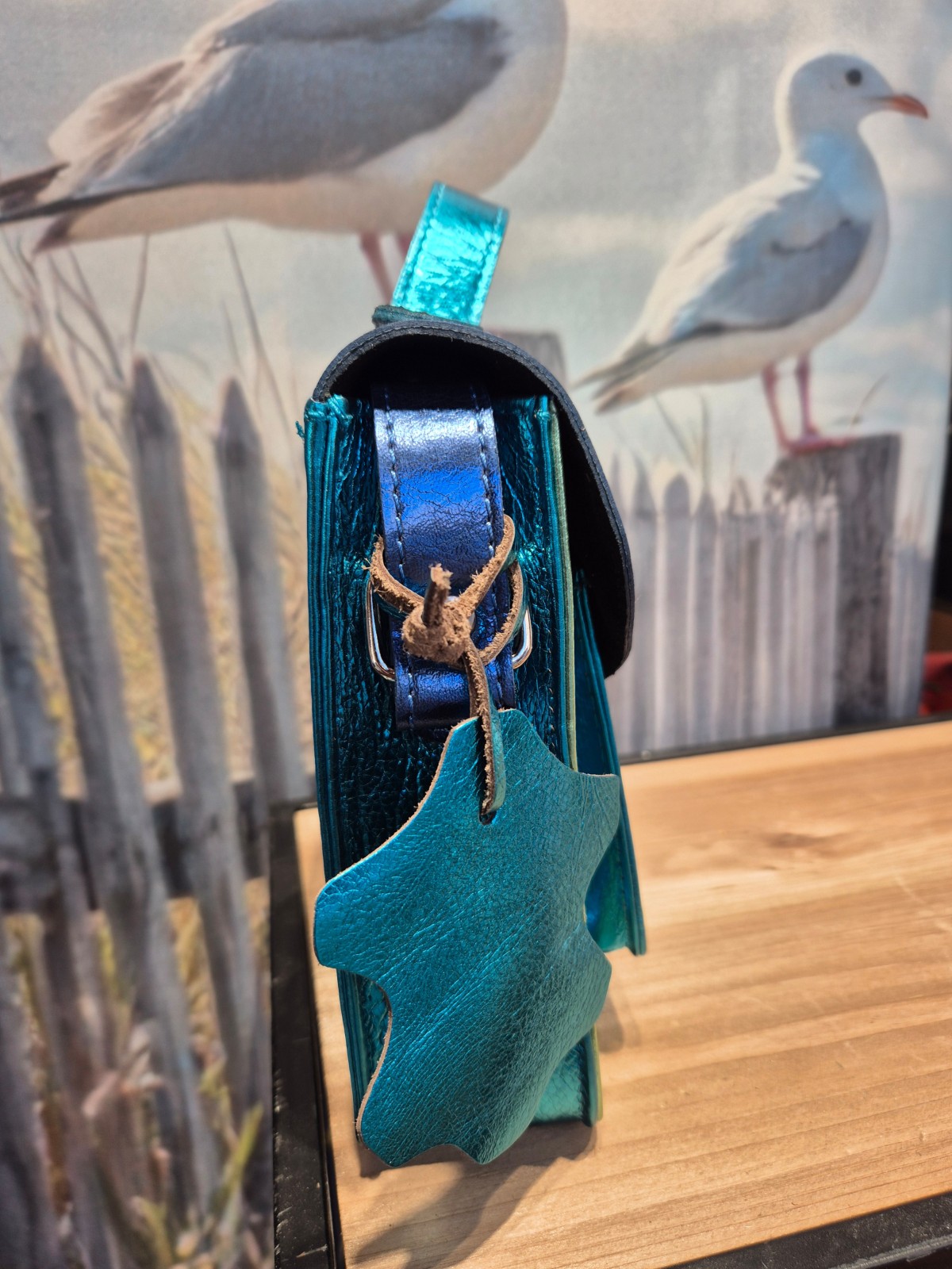 Sac Paul Marius Mademoiselle George Mini Me bleu indisponible chez Evasion Dieppe