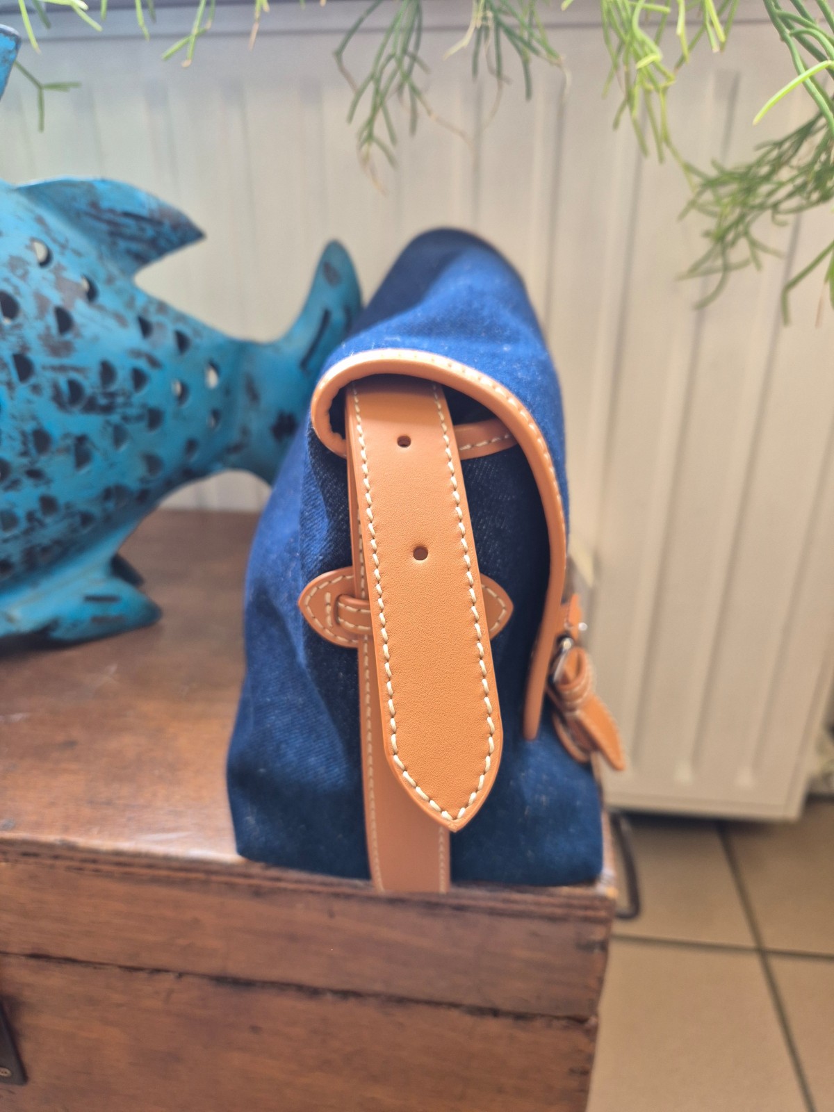 Sac bandoulière Paul Marius Loulou Escapade denim brut disponible chez Evasion Dieppe