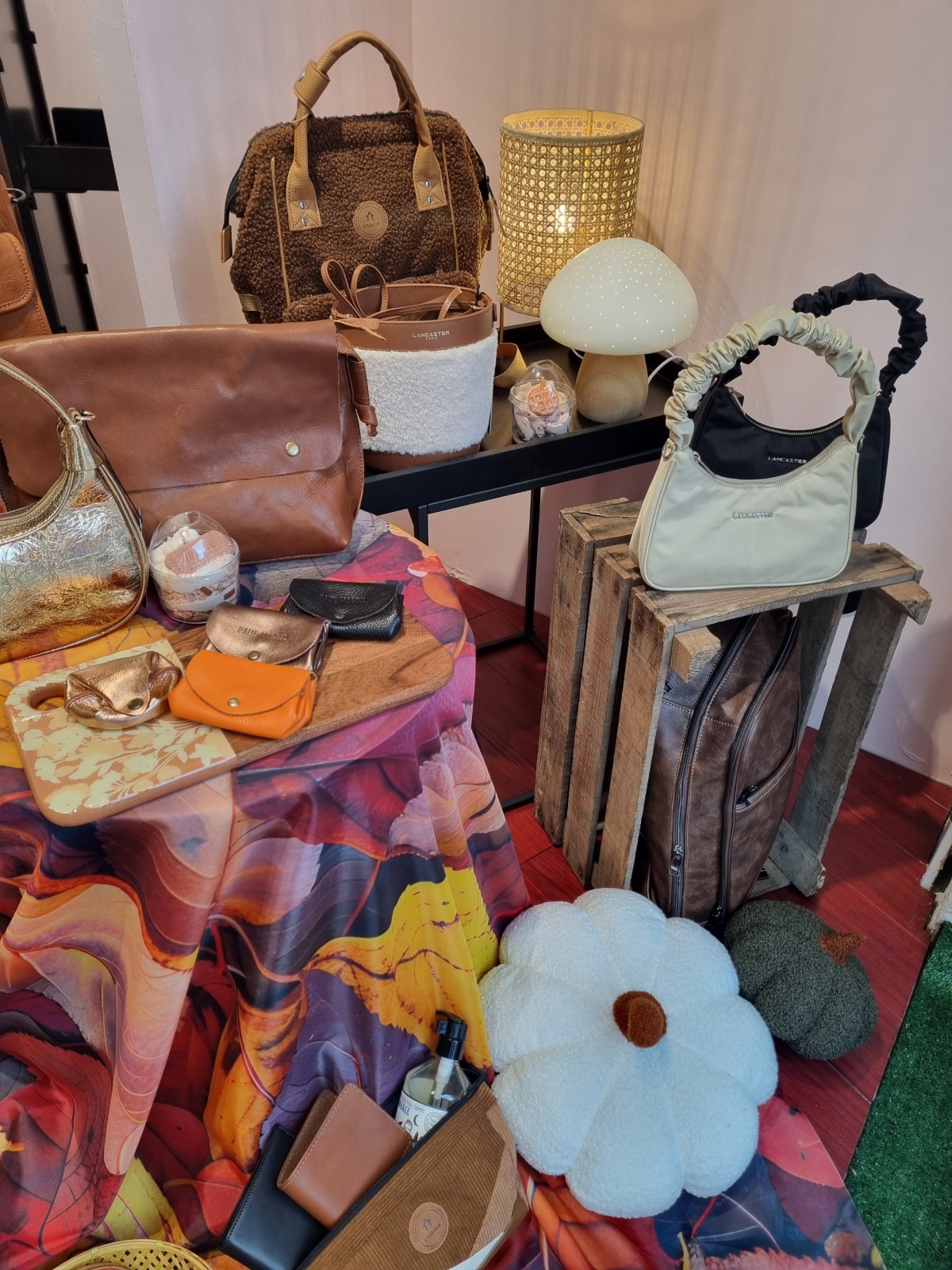 Collection automne de sacs en maroquinerie disponible chez Evasion Dieppe