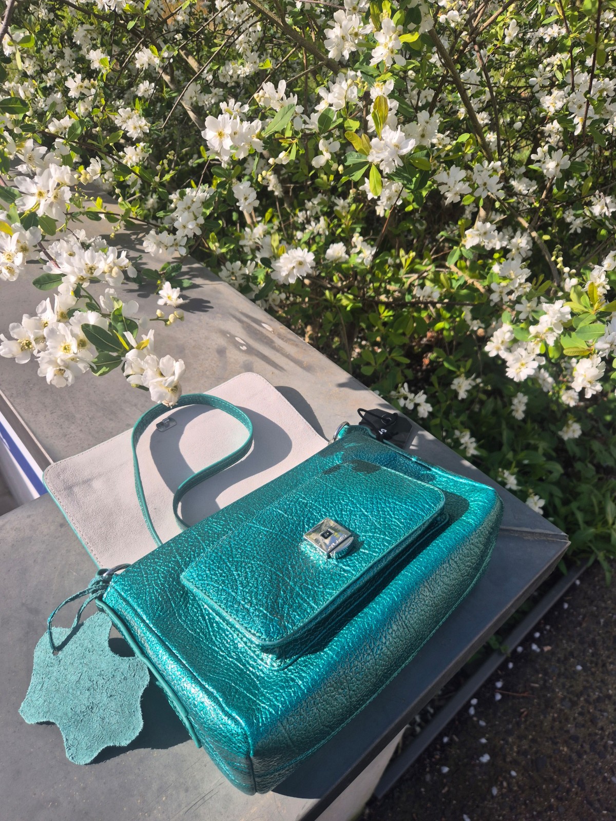 Sac bandoulière Paul Marius Diane small Star lagon disponible chez Evasion Dieppe