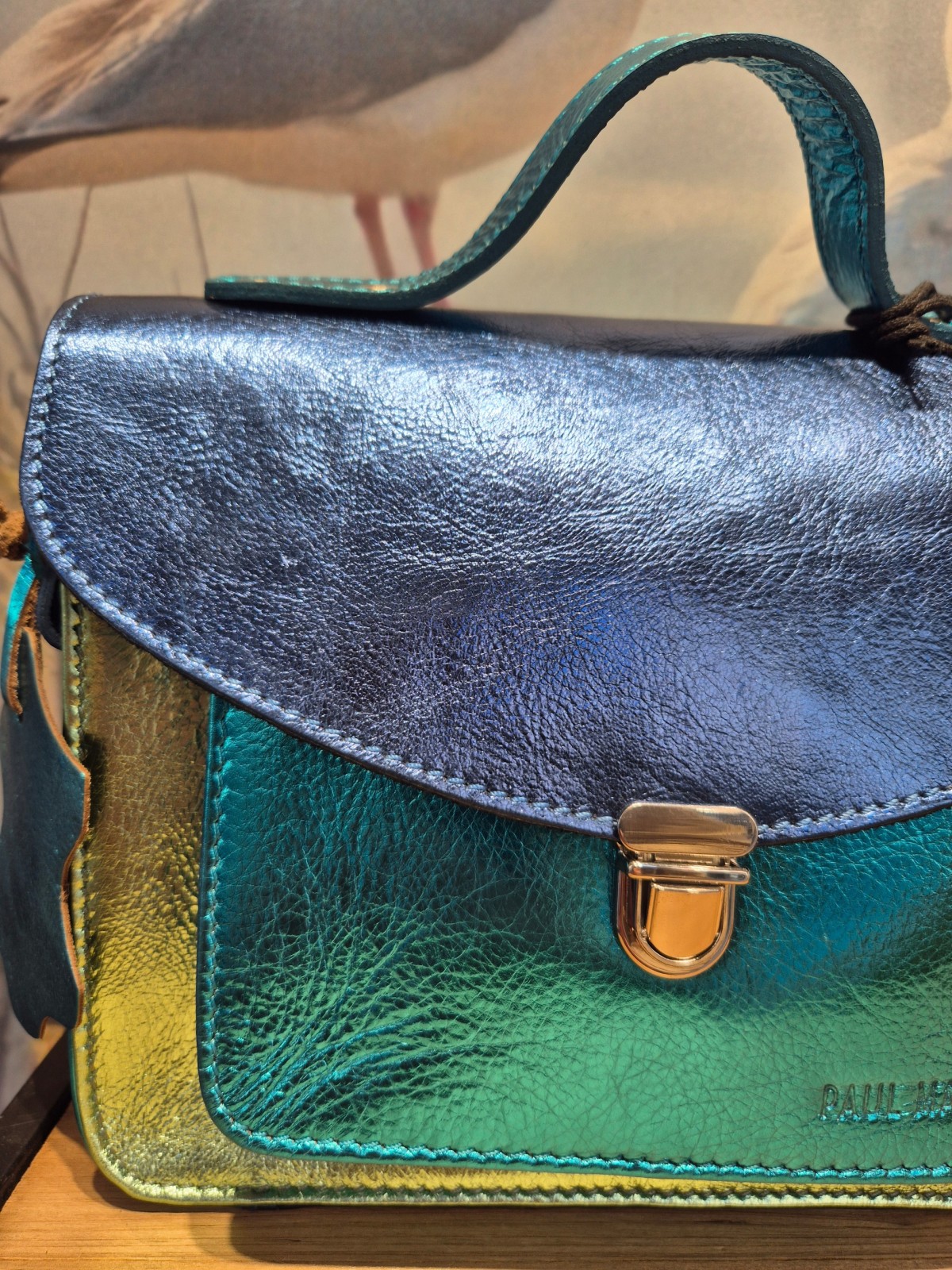 Sac Paul Marius Mademoiselle George Mini Me bleu indisponible chez Evasion Dieppe