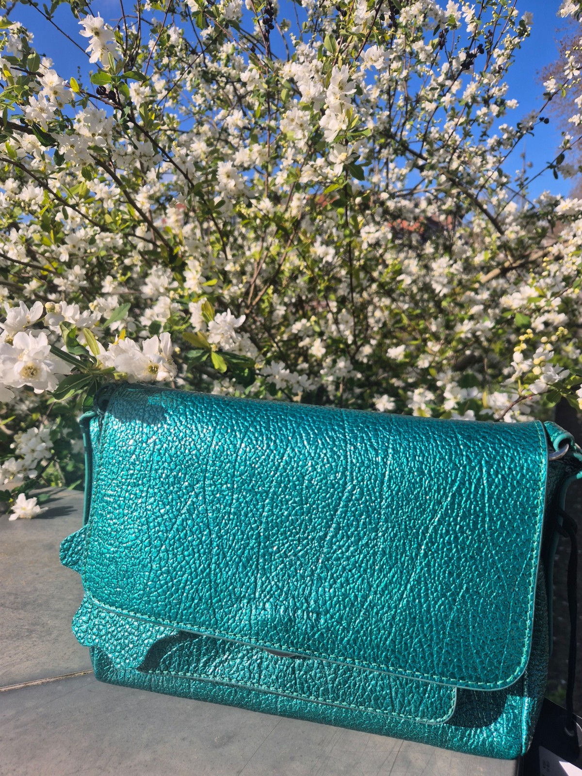 Sac bandoulière Paul Marius Diane small Star lagon disponible chez Evasion Dieppe