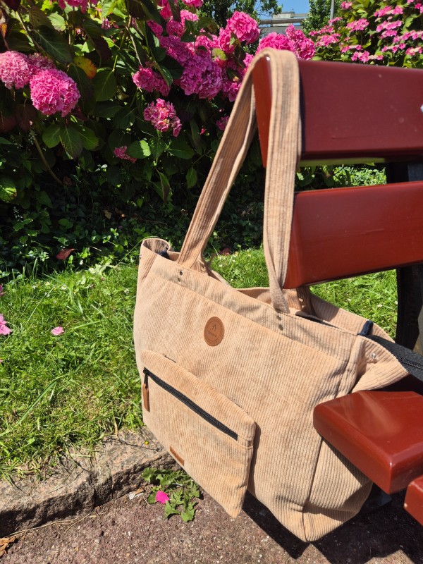 Cabas large Cabaia Luxor coloris cream disponible chez Evasion Dieppe