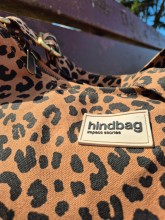 Sac bandoulière Hindbag Rosa léopard cannelle disponible chez Evasion Dieppe