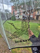 Grand parapluie cloche transparent Isotoner disponible chez Evasion Dieppe