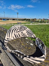 Sac Hindbag Andréa Zèbre écru disponible chez Evasion Dieppe