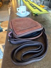 Sac Ateliers Fourès en cuir cognac fabrication française indisponible chez Evasion Dieppe