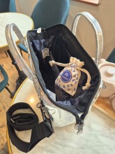 Sac bandoulière Cabaia crossbody Medium Monté Carlo silver disponible chez Evasion Dieppe