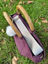 Sac bandoulière Woomen coloris raisin disponible chez Evasion Dieppe