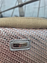 Sac bandoulière les Tropéziennes beige disponible chez Evasion Dieppe