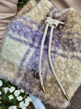 Sac bandoulière Woomen beige lavande disponible chez Evasion Dieppe