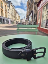 Ceinture noire Paul Marius en cuir indisponible chez Evasion Dieppe