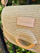 Sac bandoulière Woomen vegan version Cocus estival coloris sable disponible chez Evasion Dieppe