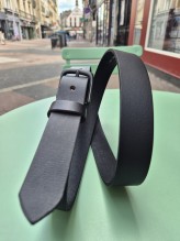 Ceinture noire Paul Marius en cuir indisponible chez Evasion Dieppe