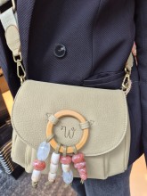 Sac bandoulière Woomen coloris mousse indisponible chez Evasion Dieppe