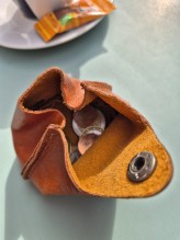 Porte-monnaie Paul Marius l'escarcelle coloris naturel disponible chez Evasion Dieppe